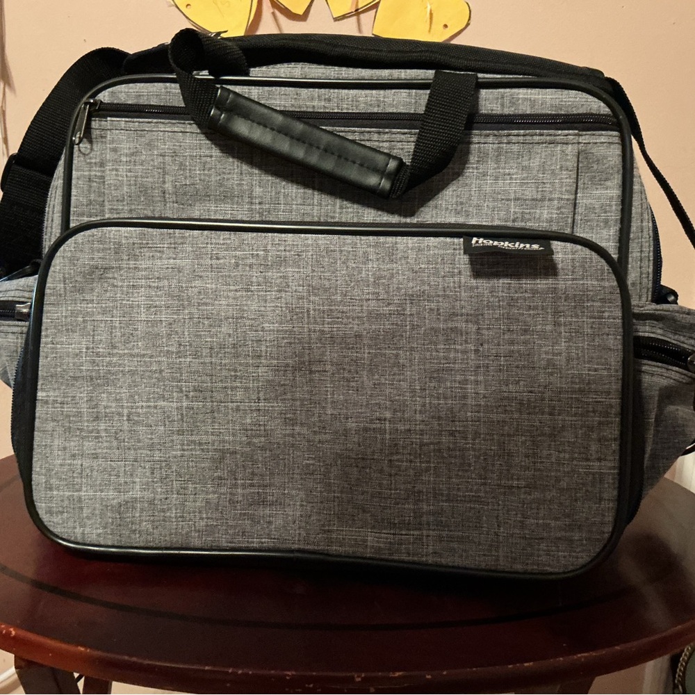Hopkins Antimicrobial Mini Home Health Shoulder Bag with Large Departments